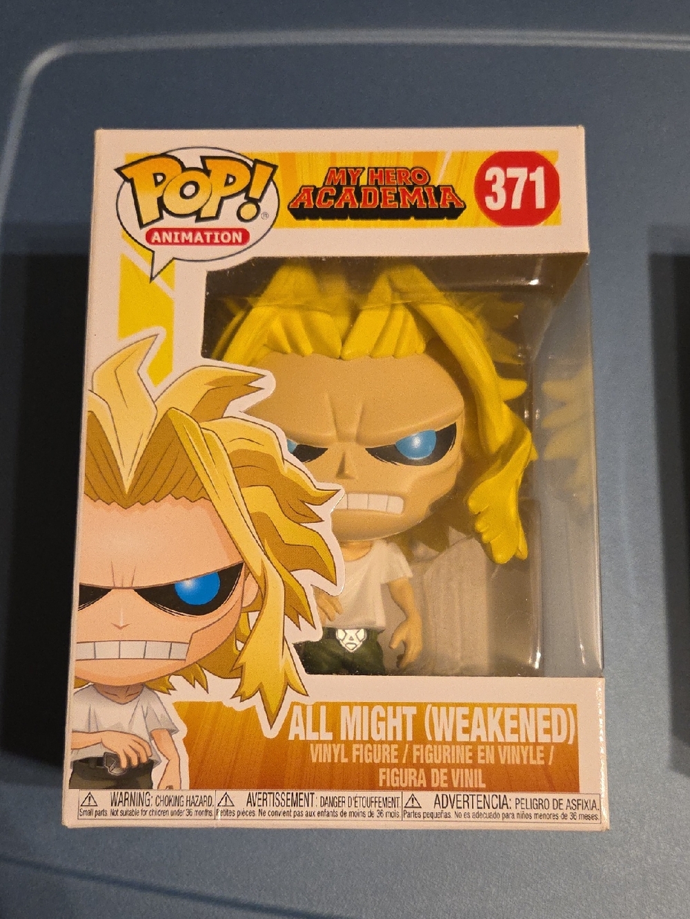 Funko Pop! My Hero Academia All Might (Weakened) - Yellow, Blue, White